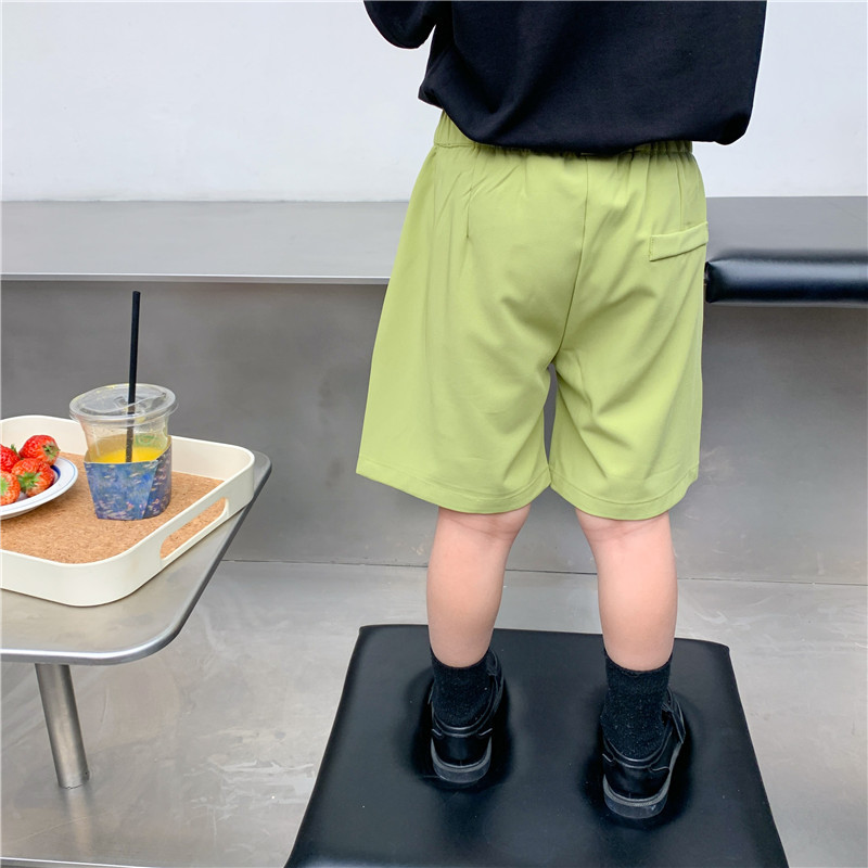 Pantaloncini casual per ragazzi e ragazze estivi 2-7 anni pantaloncini all-match tinta unita per bambini