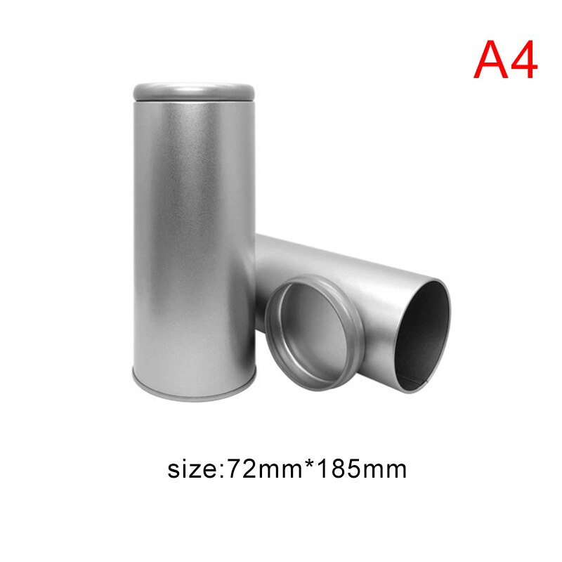1pcs Airtight Proof Container Aluminum Herb Stash Metal Sealed Can Tea Storage: D