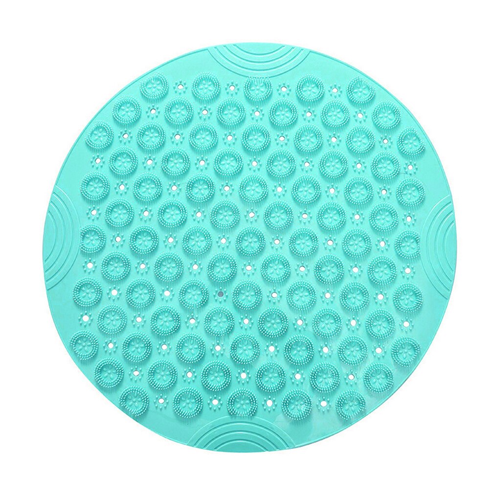 55cm ronde pvc antislip badmatten siliconen douche badmat voetborstel dode huid punt kralen pad badkamer antislipmat