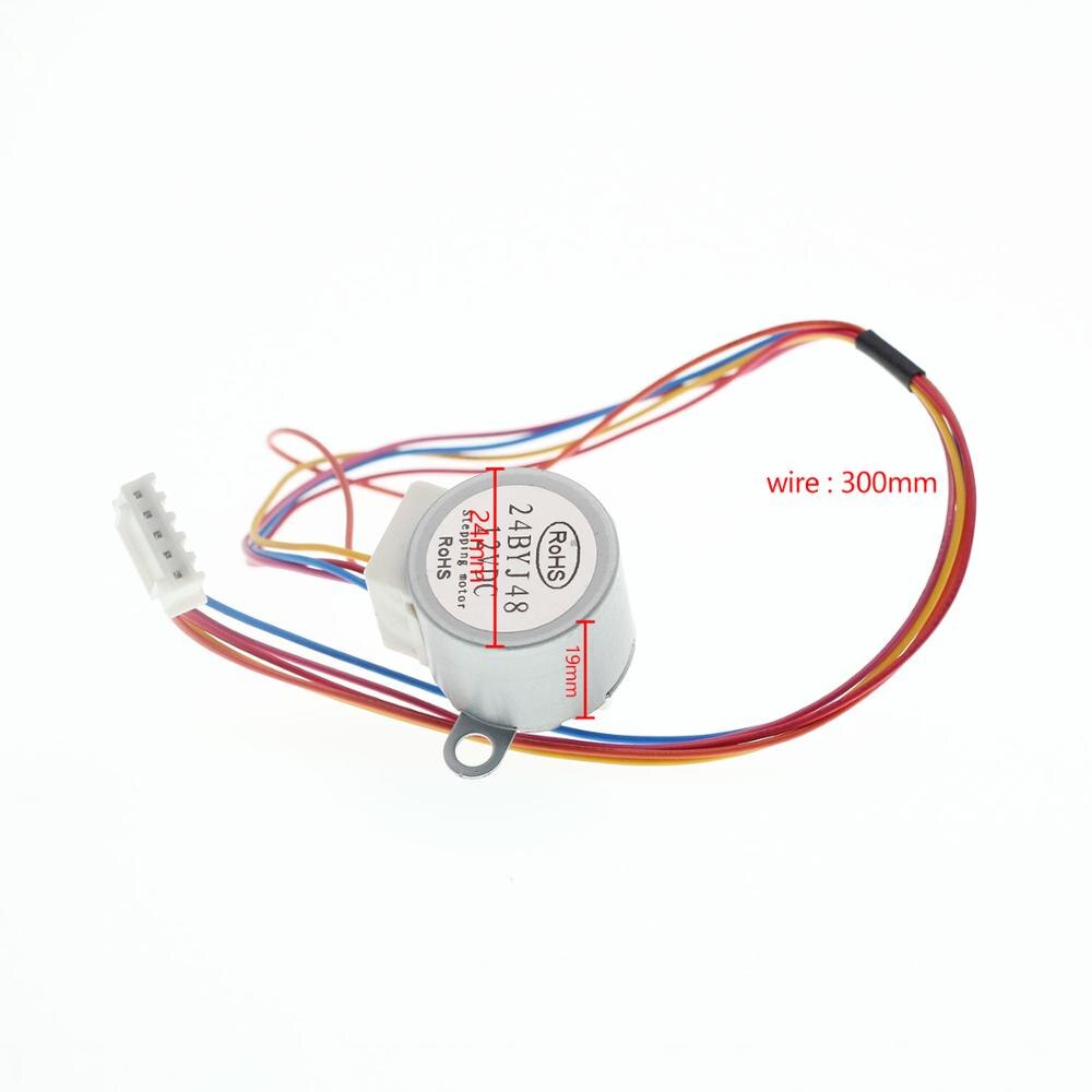 DC stepper motor DC 12V reduction ratio 1:64, 24BYJ48, air conditioning swing A/C air motor