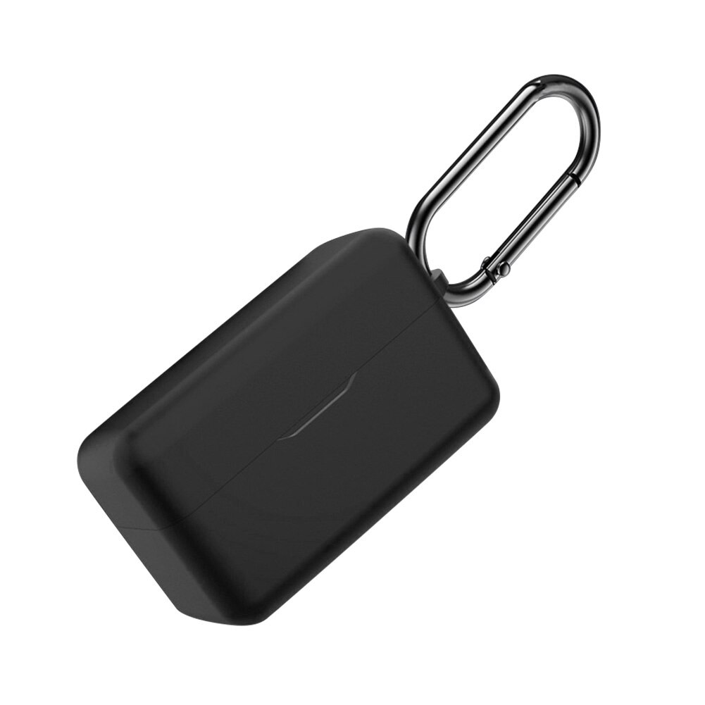 Wireless Microphone Protective Case Mic Charging Box for DJI Action 2/OM 5 with Lightning USB-C Ports 250m Transmission Dual: Black