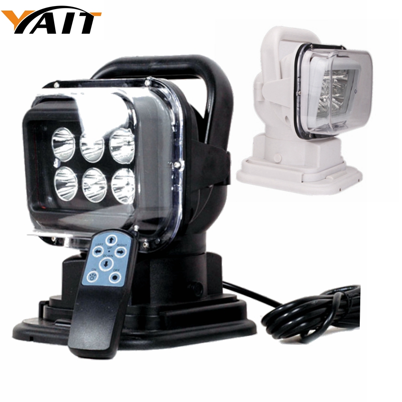 Yait 30W High Power Led Zoeklicht Afstandsbediening Led Spot Werk Werken Light Bar 12V 24V Boot truck 4X4 4WD Auto Zoeken Licht