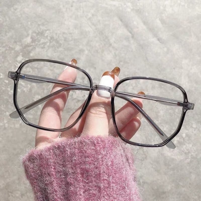 Black Ladies Computer Square Glasses Frame Luxury Men Optics Eyewear Frame Brand Office Eye Spectacles: 03