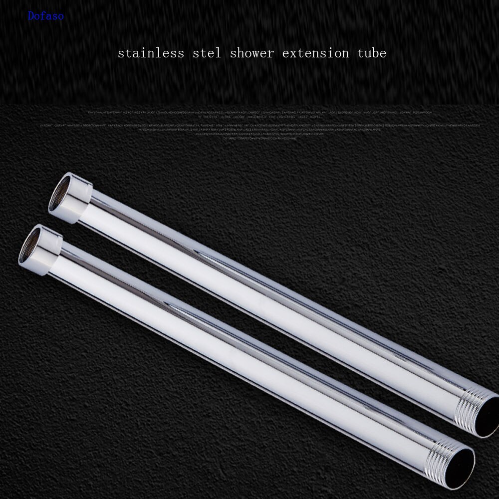 Dofaso 3/4 '' ulkohalkaisija 25mm suihkun jatkotanko ruostumaton putki 30cm pidennä suihkutanko jatkoputken liukutanko