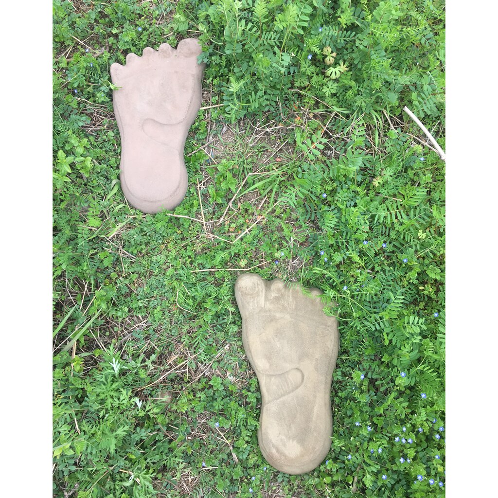 Footprint Stepping Stone Mold Concrete Cement Mould ABS Garden Path DIY