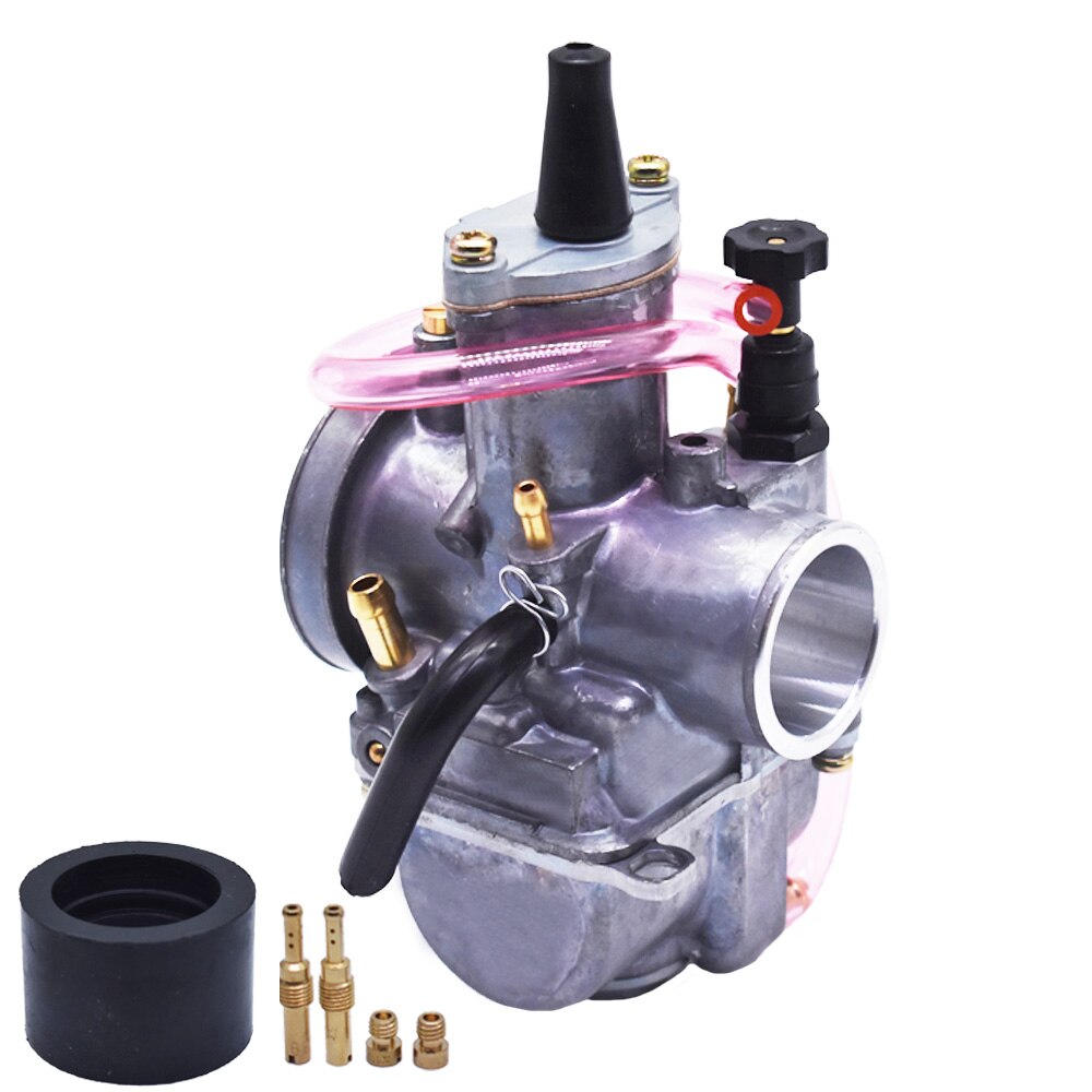 Carburateur 28mm OKO PWK Jet de puissance carburateur pour glissière plate OKO28 JOG DIO KR150 RTL250
