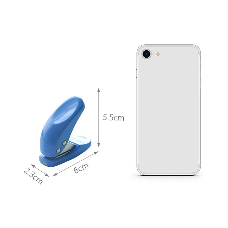 Manuelle Papier schlagen See Werkzeuge Handwerk Locher 12mm Tiefe Tasche-größe Mini Einzigen See 1Stck Büro schule Liefert