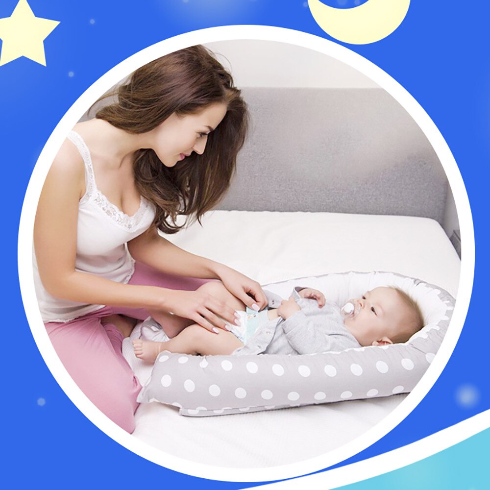 Pasgeboren Travel Opvouwbare Draagbare Baby Nest Bed Verwijderbare Baby Baby Wieg Wieg Wasbare Baby Wieg Bumper Peuter Zorg Bed