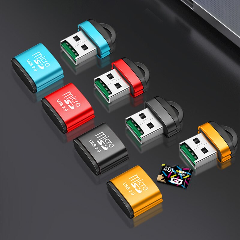 Olaf USB Micro SD Card Reader USB 2.0 Mini Mobile Phone Memory TF Card Reader High Speed Micro SD To USB Adapter