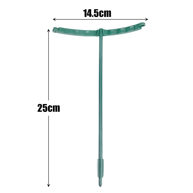 Suporte de planta de plástico pilha jardim semi-circular quadro suporte subir para flores crescente varanda flor gaiola titular jardim suprimentos: L / Dourado