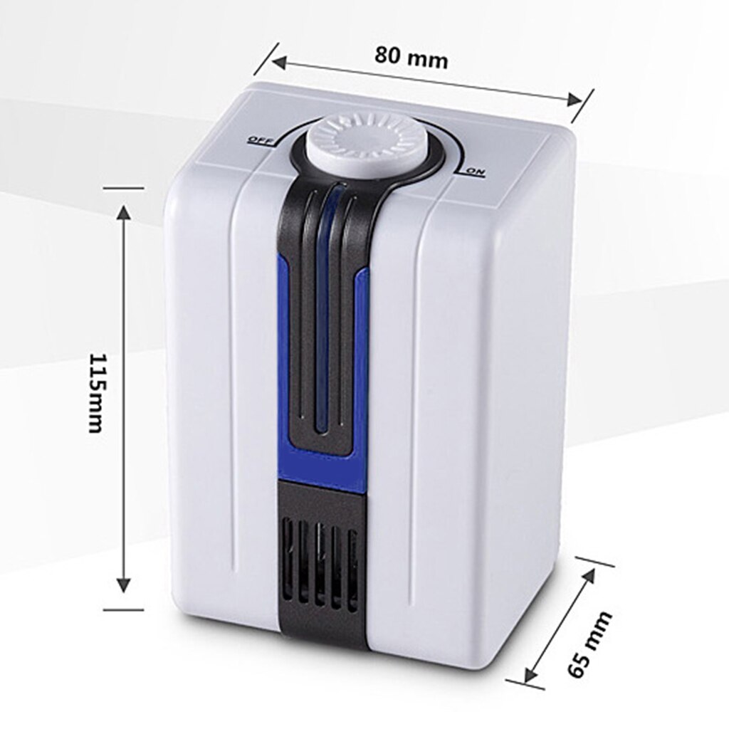 Portable Odor Air Purifier Plug-in Negative Ion Generator for Home Office