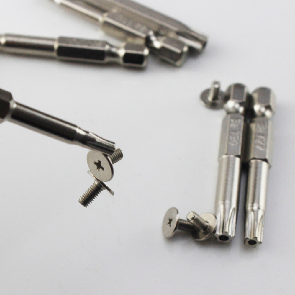 7Pcs Set 50mm Star Bit Screwdriver Drill Bits Screw Driver Magnetic 1/4" Hex Shank Hand Tools Five-pointed Star Bore Hole