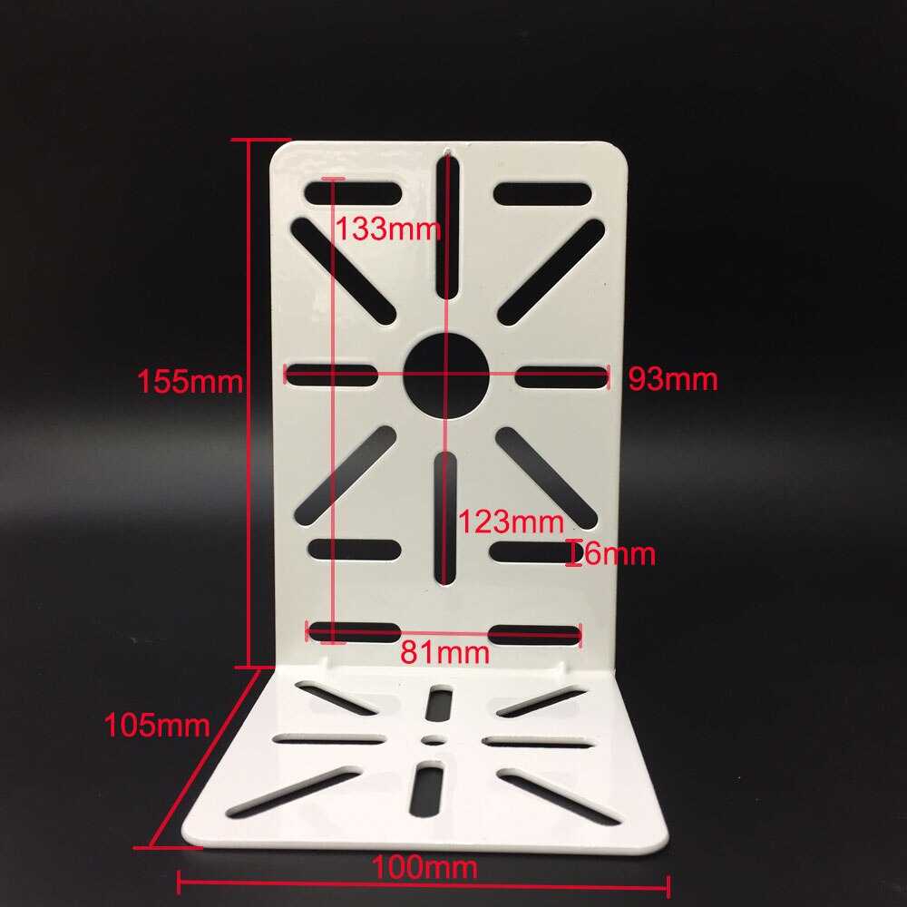 Metal Steel Vertical Mount Bracket Right angle Reinforcing Plate for CCTV 5X ZOOM PTZ Dome Camera Ceiling Mounting / Wall Mounti