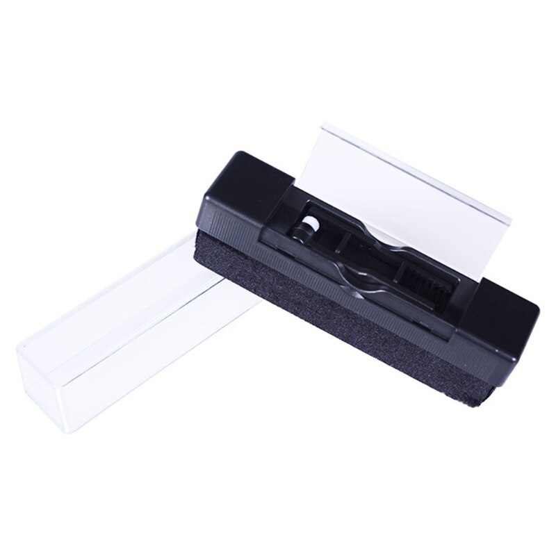 Brosse de nettoyage antistatique en velours et Fiber de carbone, 1 ensemble, pour outils de disque vinyle LP