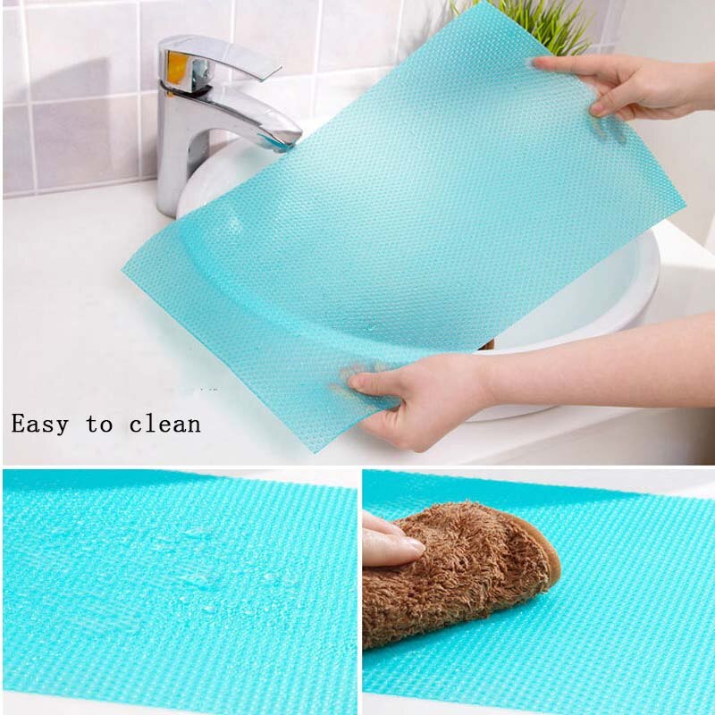 1pc/4pcs Refrigerator Pad Antifouling Mildew Moisture Tailorable Pad EVA Non-Slip Refrigerator Mats Fridge Pads