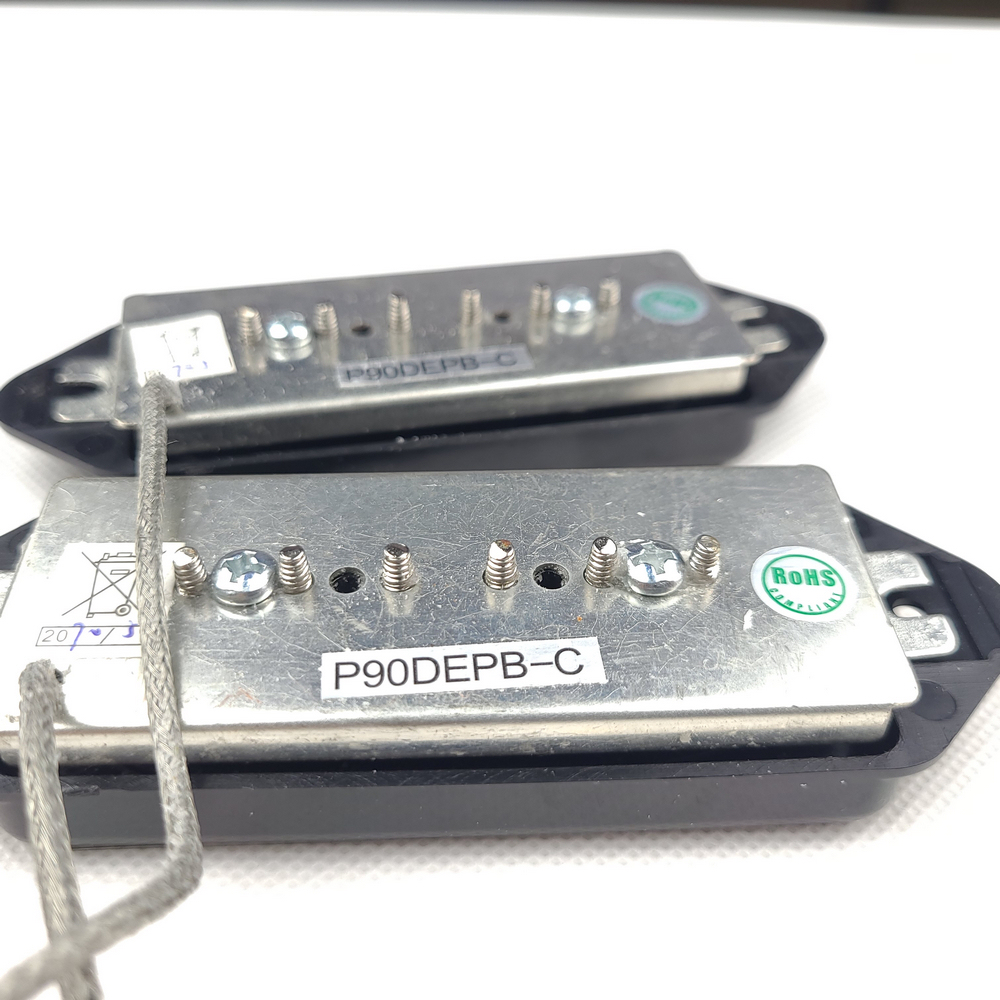 Epiphone Black Alnico Pickups Low Gauss Iconisch Geluid P90 Dogear Stijl Single Coil Bridge Pickup voor SG/LP Elektrische Gitaar