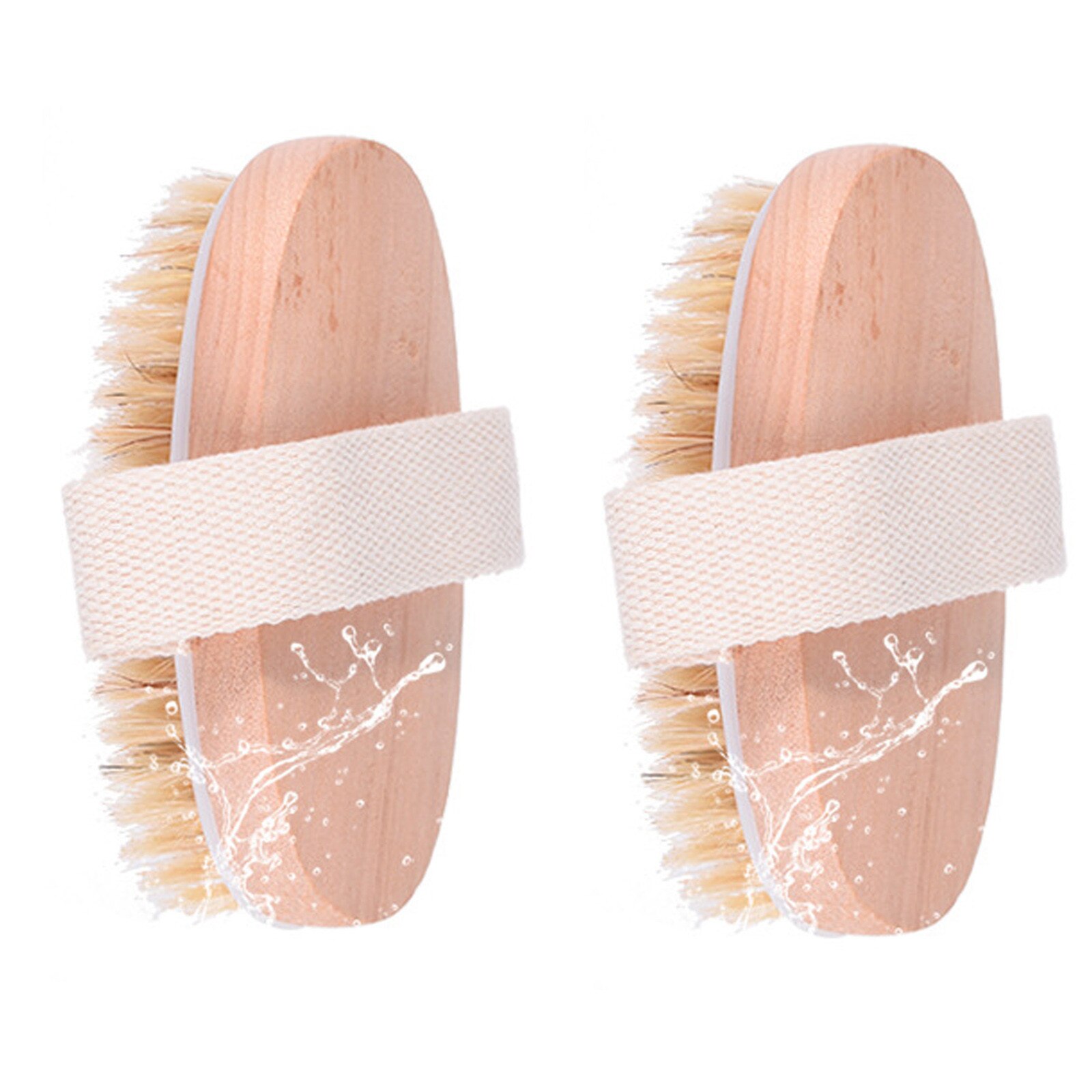 Body Dry Brush Skin Body Soft Natural Bristle Brush Wooden Back Shower Brushes Exfoliating Bathing Brush Spa Body Brushes#g30: B