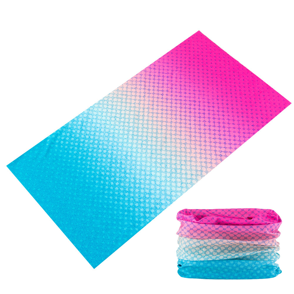 Versatile Seamless Bandana For Men Women Gradient Color Sports Mask Cycling Headband Face Shield Neck Scarf Ciclismo Balaclava