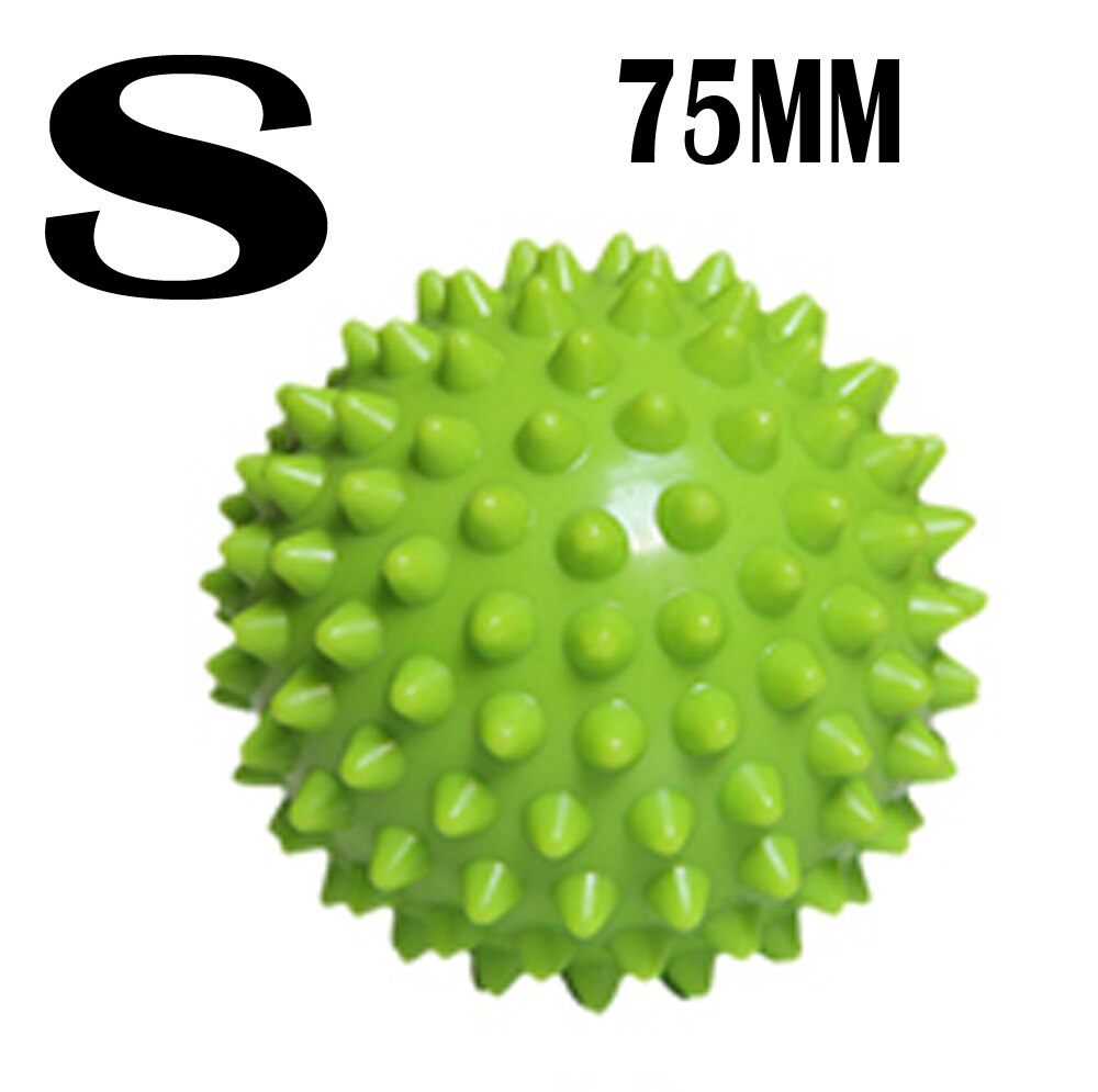 Pelota para hacer ejercicio de PVC, pelota de agarre entrenamiento de erizo, pelota de masaje de fisioterapia portátil: green