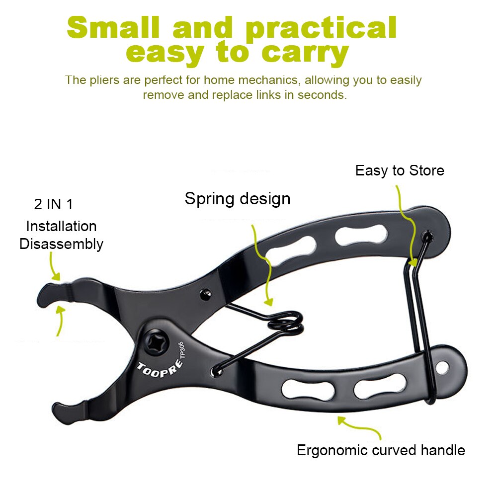 Mini Bike Chain Tang Quick Link Reparatie Tool Mtb Road Fiets Ketting Klem Snelkoppeling Knop Mount Magie Gesp tool Kit