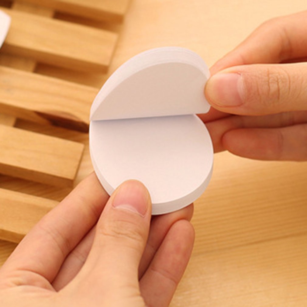 DC008 Lovely Water Shape Sticky Notes Kawaii School Supplies Smile Post-it Note Stickers Paper Office Stationery