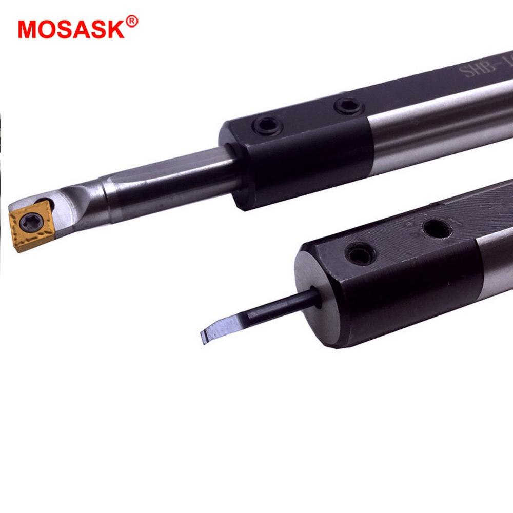 Moask 1 Uds 12 16 20 mm CNC pequeño ranurado torneado portaherramientas roscado mecanizado herramienta manga