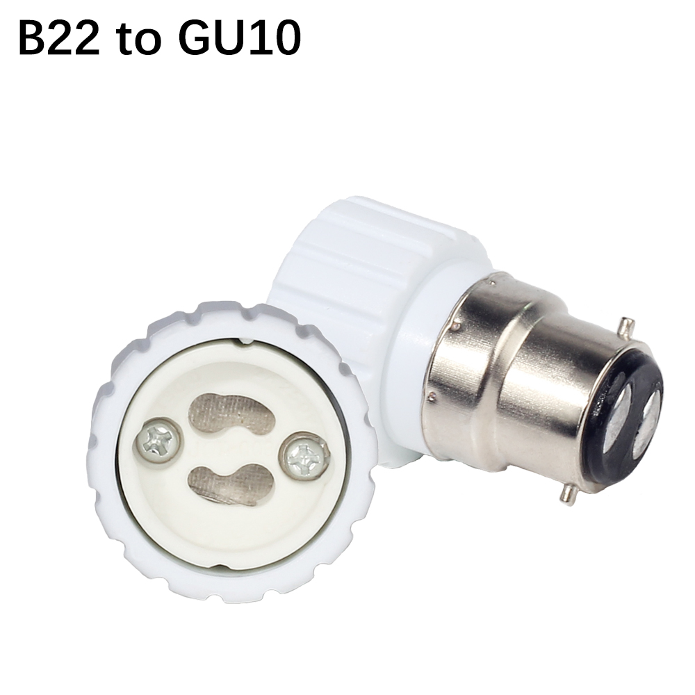 Tipo B22 a E14/E27/GU10 Convertidor de bombilla Enchufe de lámpara Base de bombilla Adaptador de luz LED