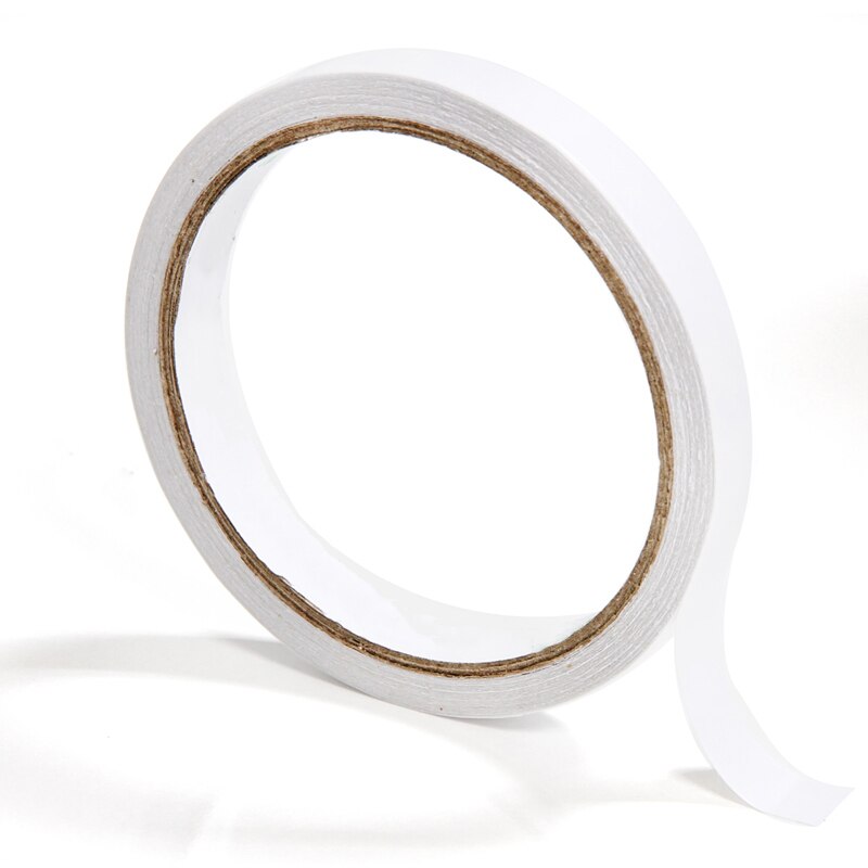 Strong Adhesive Clear Double Sided Sticky Tape DIY Craft -Wrap 5mm 10mm 20mm Ultra-thin High-viscosity White Cotton