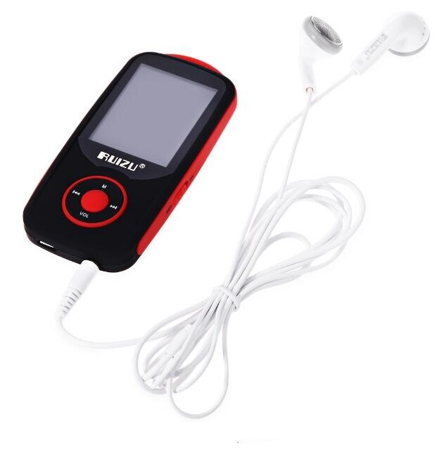 RUIZU X06 sans fil Bluetooth Sport MP3 lecteur de musique sans perte 8GB 1.8 "peut jouer 100 heures enregistreur FM Ebook Support 64GB TF carte