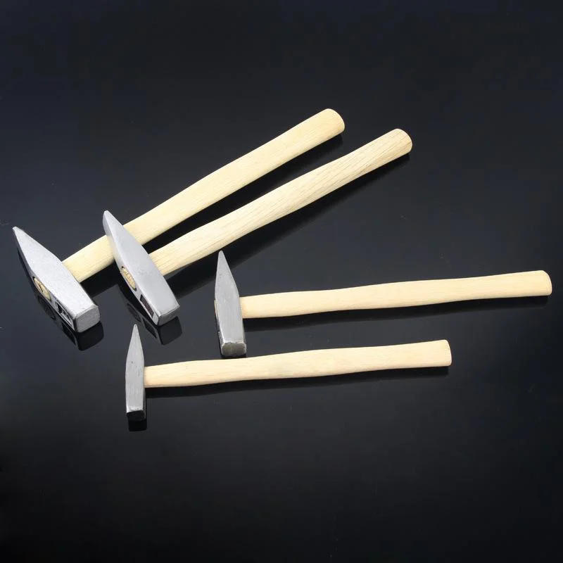 Mini-Holzgriff-Werkzeuge, Holzgriff, Monteur, Entenschnabelhammer, flacher Kopf, Blech, Haushalt, klein