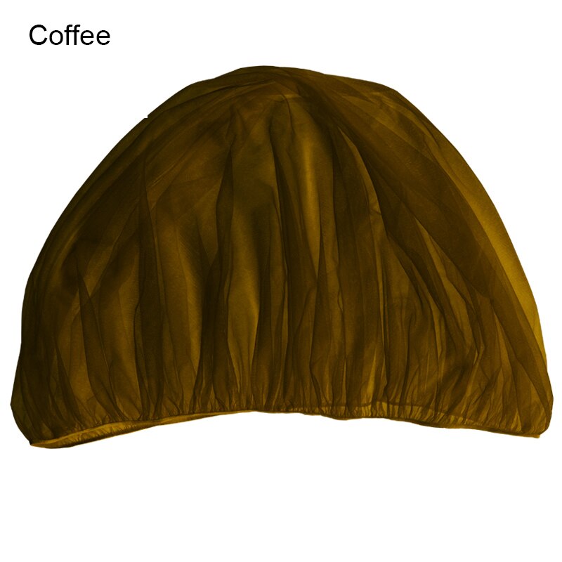 Baby Stroller Mosquito Net Full Insect Cover Carriage Kid Portable Foldable Netting: coffee