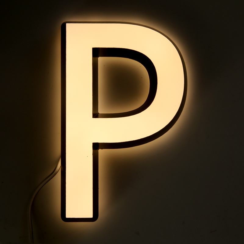 Acrylic LED luminous signs Business Lighting Advertising Sign LED Signboard Outdoor Waterproof Custom Advertisment Letters: P