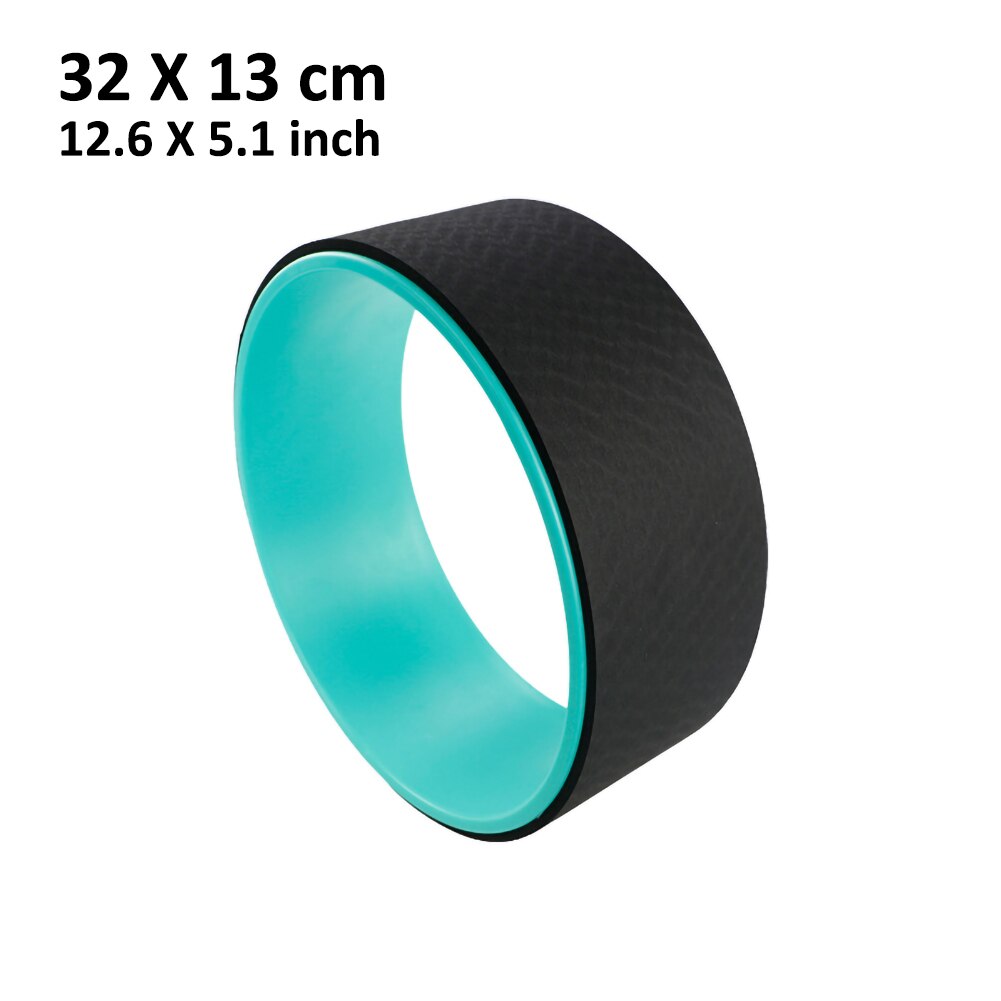Yoga Wheel Pilates - 32x12cm/33x14cm - TPE/PU Material - Back Training Tool for Fitness