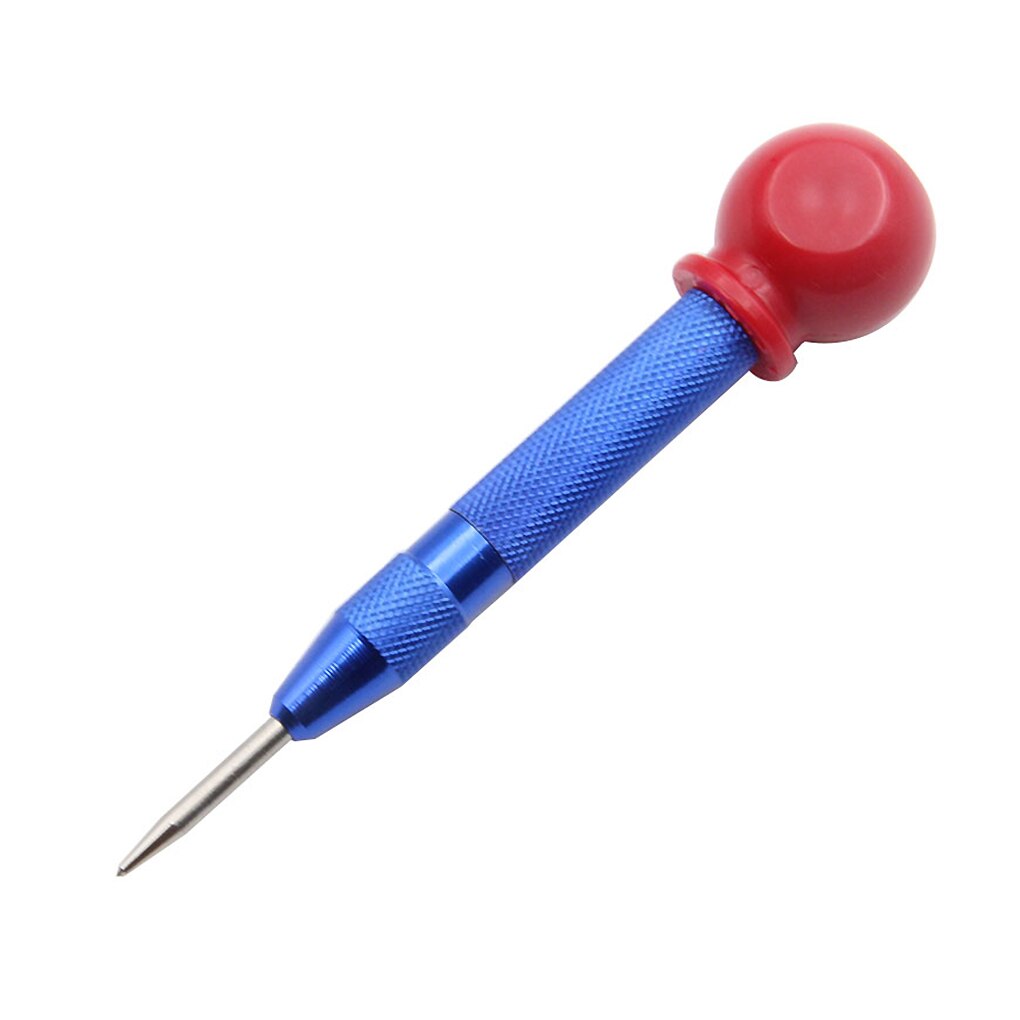 Automatic Center Punch Strike Spring Loaded Marking Starting Holes Tools Center Pin Punch Alloy Steel Metal Wood Drilling Tool: Corner Chisel