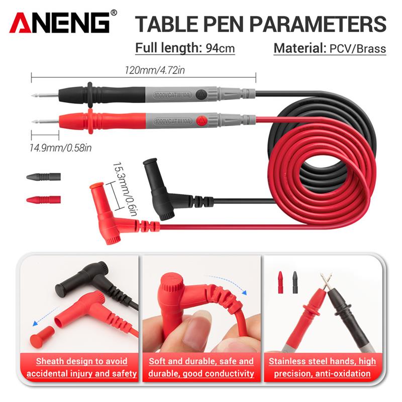 ST181 Smart Digital Clamp Meter High-Precision Multimeter 400A AC/DC Clamp Meter Digital Display Backlight Clamp Meter