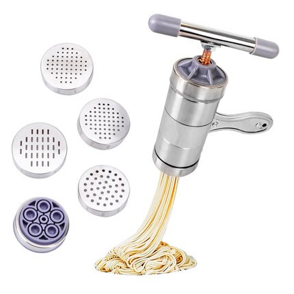 Edelstahl Nudel Hersteller Mit 5 Modelle Manuelle Nudeln Presse Pasta Maschine Gemüse, Obst Entsafter