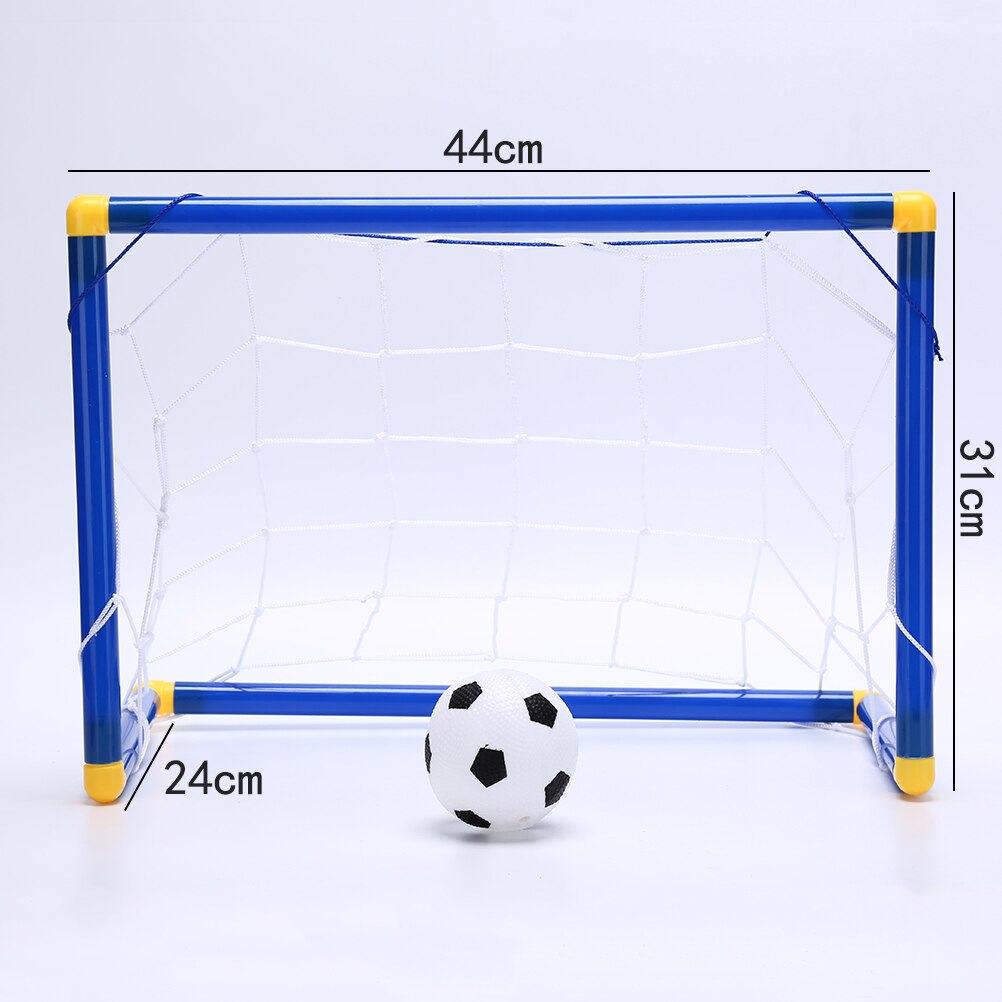 Detachable DIY Children Sports Soccer Goals Practice Scrimmage Game Football Gate DIY With Soccer Ball and Pump