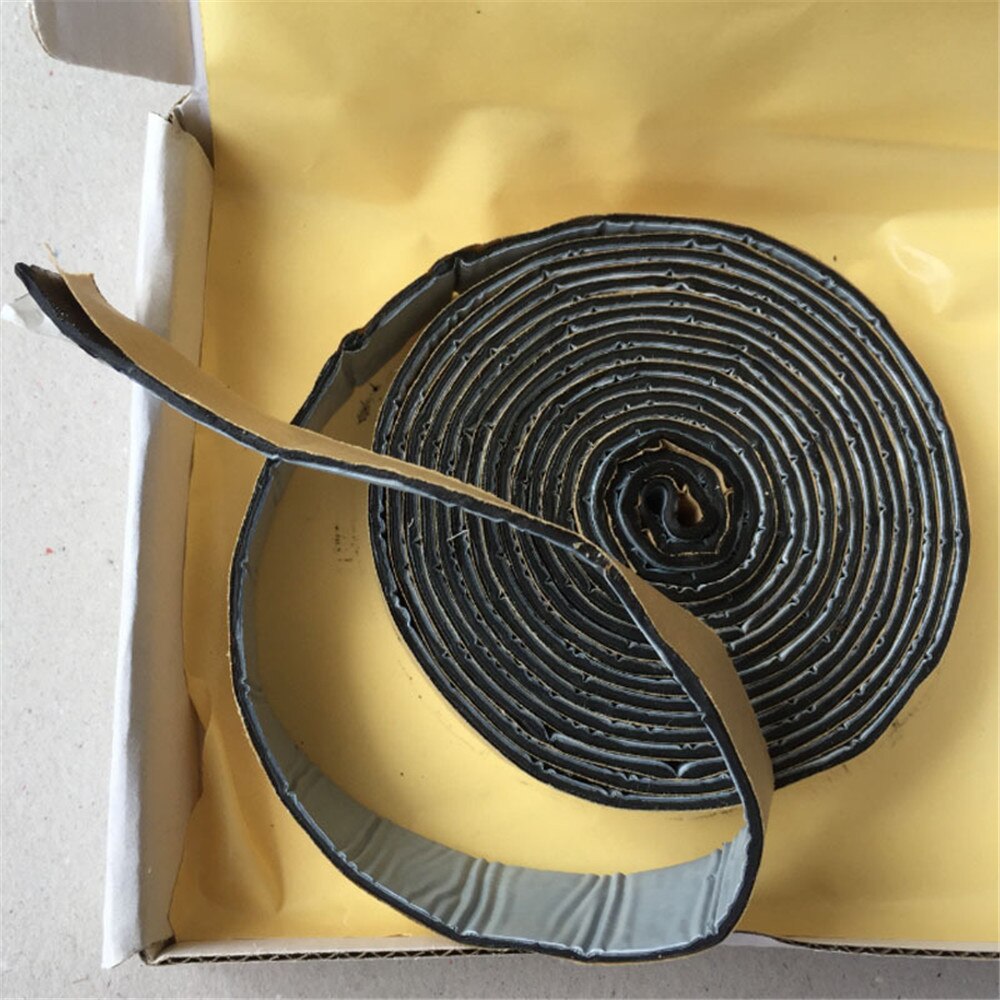 Pegamento de goma negro de butilo, sellador de Faro de coche, Retrofit, resellado, faros Hid, Escudo de luz trasera, pegamento, cinta insonorizada a prueba de polvo para coche