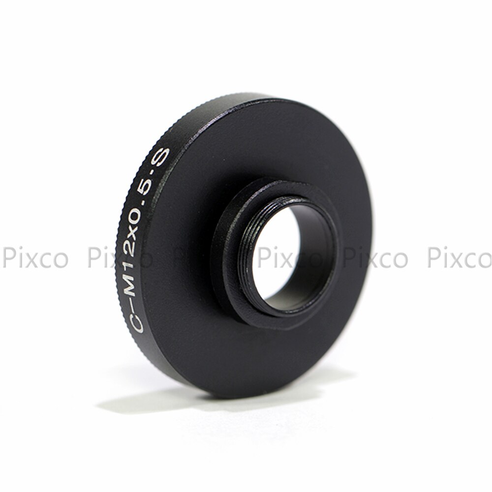 Pixco Lens Adapter Pak Voor CS of C Mount Lens voor M12