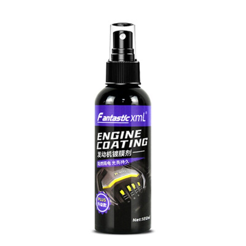 120ML Car Engine Coating Agent Engine Compartment Cleaner Remove Heavy Oil Cleaning Car Polish Ceramic Coating