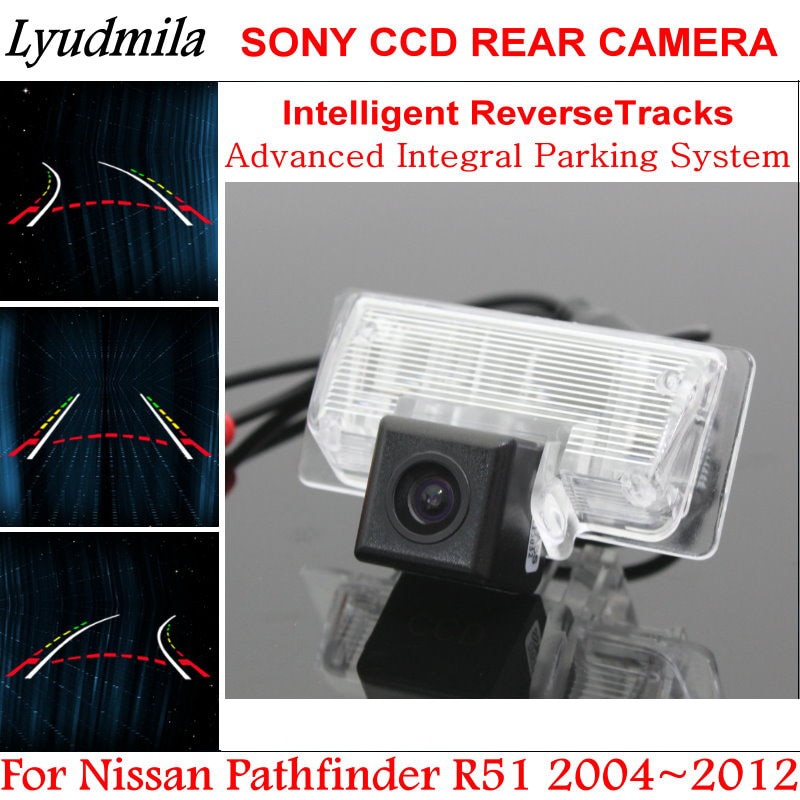 Auto Hd Ccd Achteruitrijcamera Back Up Reverse Camera Voor Nissan Pathfinder R51 2004 ~