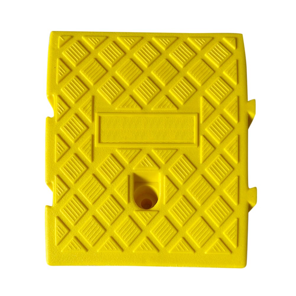 Heavy Duty Threshold Ramp Kit Lightweight Curb Ramps Threshold Ramp Mat Pad Car Trailer Truck Bike Motorcycle Portable: Yellow