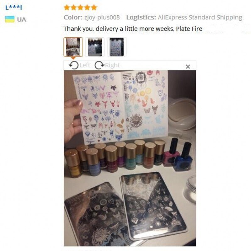 nueva serie ZJOY Plus Placa de estampado para manicura flor + de mariposa placas de uñas de estampado DIY plantillas placa 008 #