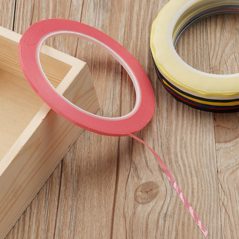 1Pcs 3mm Length 66M 5S Desktop Positioning Tape Multicolor Marking Tape Warning Color Blackboard Drawing Grid Scribing Tape