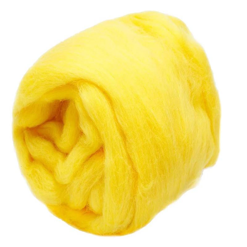 Lmdz ull toving rekvisita, ull, tykt garn, spinning ull roving for nåle toving våt toving gjør det selv håndspinning