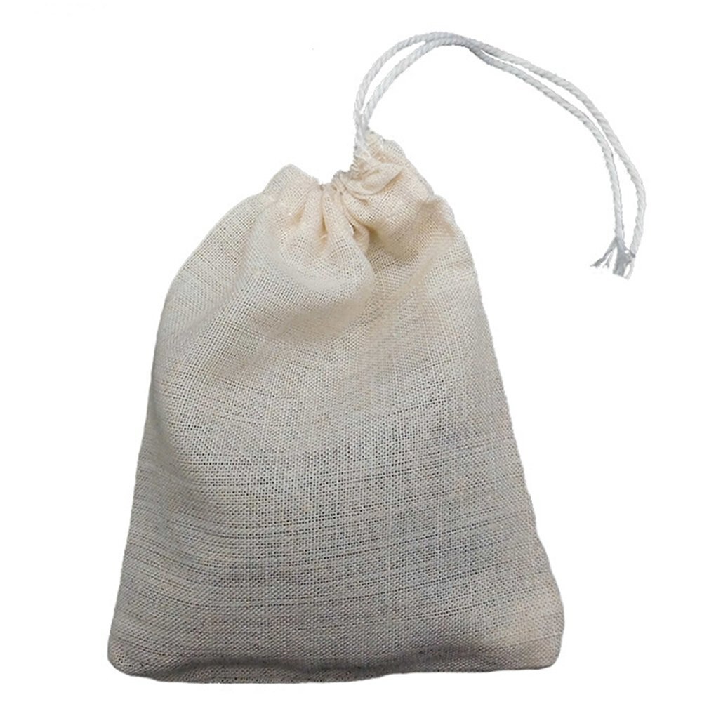 Cotton Bag Soup Filter Coffee Filter Cheese Cloth Muslin Pouch Food Strainer Soya Drainer Mesh Empty Tea Bag: 2