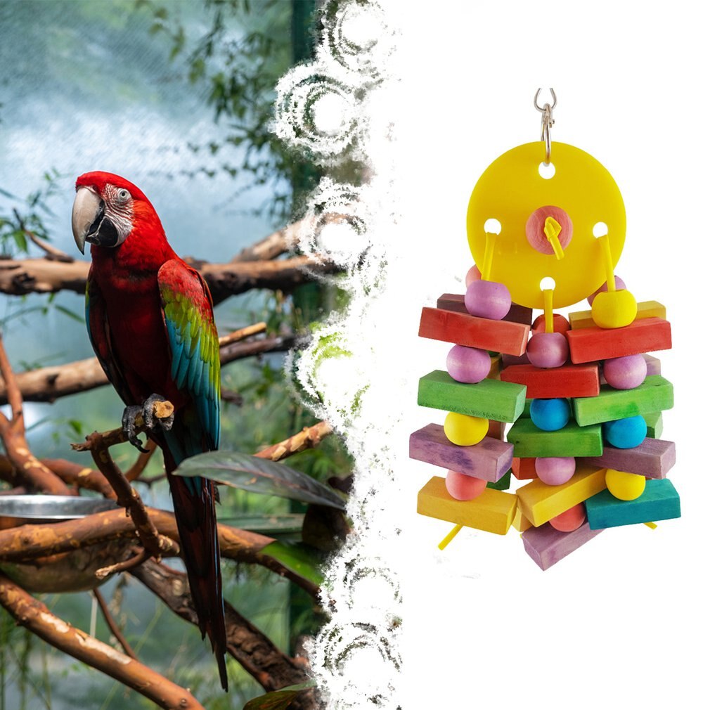 Parrot Swing Parrot Biting Toy Ladder Bird Parrot Toy Portable Bird Pet Supplies Bird Cage Accessories