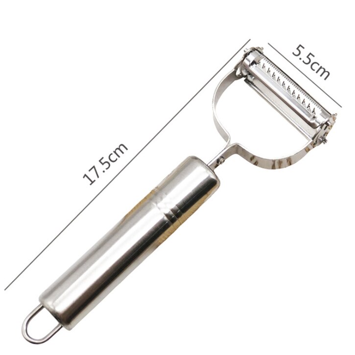 3 en 1 Éplucheur, Econome Legumes, Éplucheur Multifonctions, Epelucheur Légume Spaghetti, Couteau Eplucheur Cuisine, Éplucheur Universel de Cuisine pour Fruits, Pommes, Carottes (2PCS