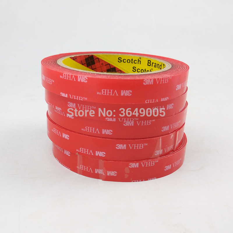 3 Rolls/lot 3 meter Lengte Clear 3 m VHB 4910 Zwar... – Grandado