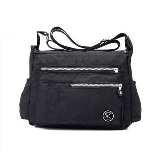 J-BG PinK Women Famous Brand Big Nylon Shoulder Beach Bag Casual Tote Female Crossbody Bags sac Femme Bolsa Feminia: 3